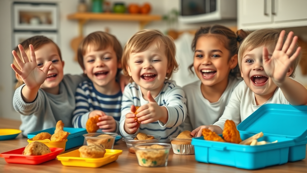 kid friendly meal prep idea mini muffins and healthy chicken tenders