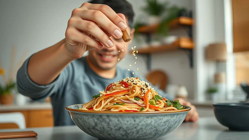 asian noodle salad healthy meal prep ideas for a busy week
