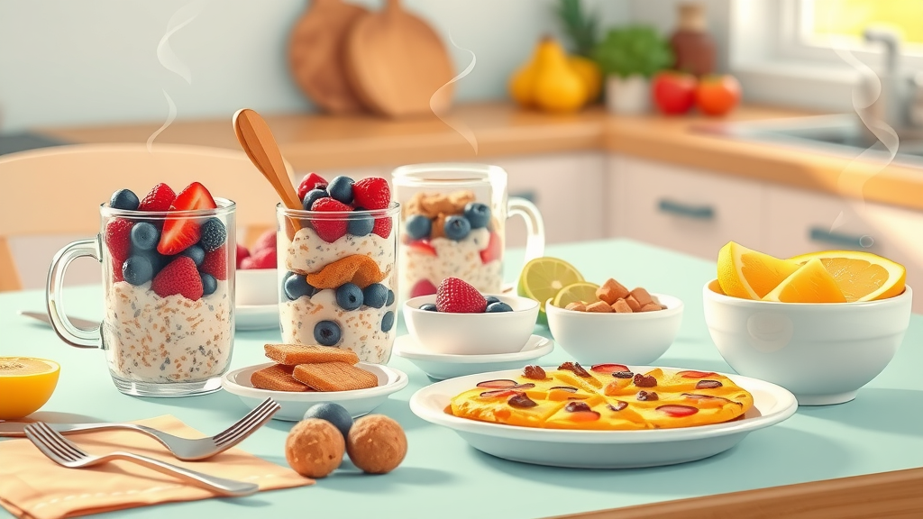 overnight oats mason jar breakfast meal prep recipe idea
