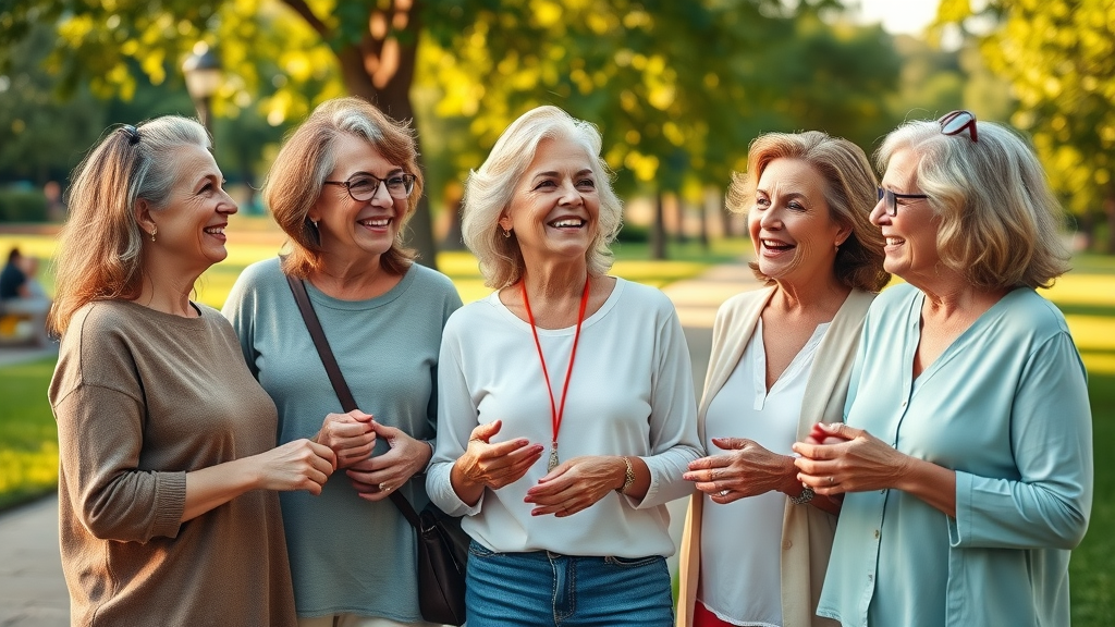 Group of vibrant women over 40, enjoying health benefits of intermittent fasting schedule