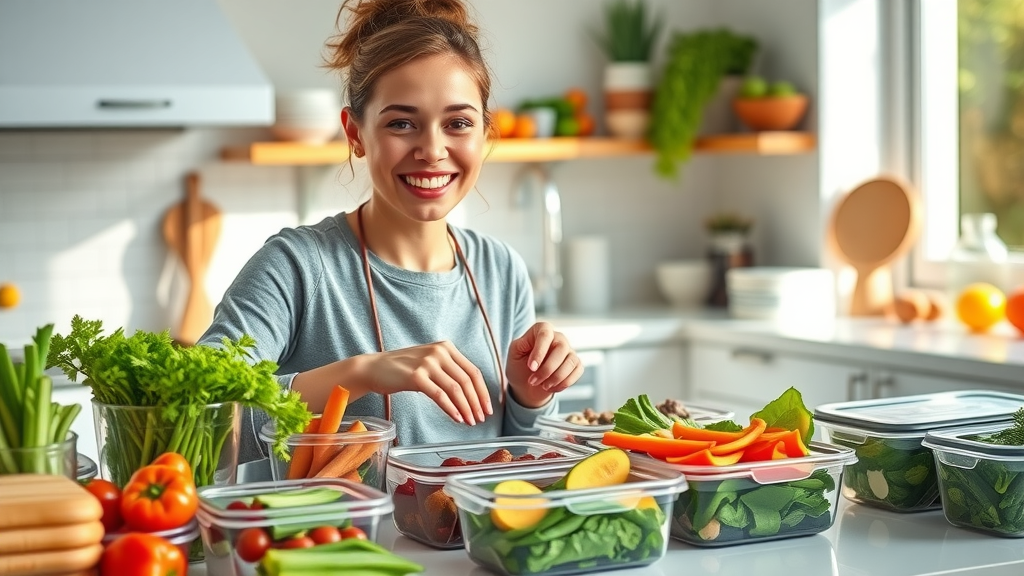 healthy meal prep ideas for a busy week organized kitchen