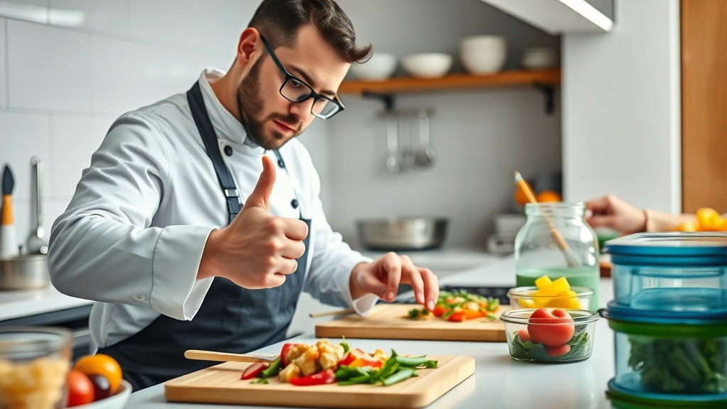 expert chef healthy meal prep recipe success kitchen