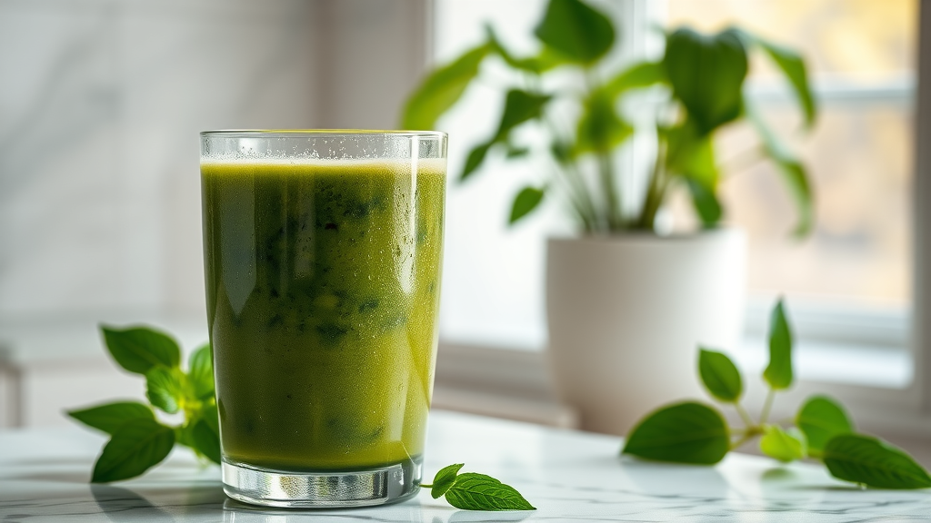 Bright kitchen scene showing berries, leafy greens, and avocados arranged for healthy smoothie recipes supporting heart health.